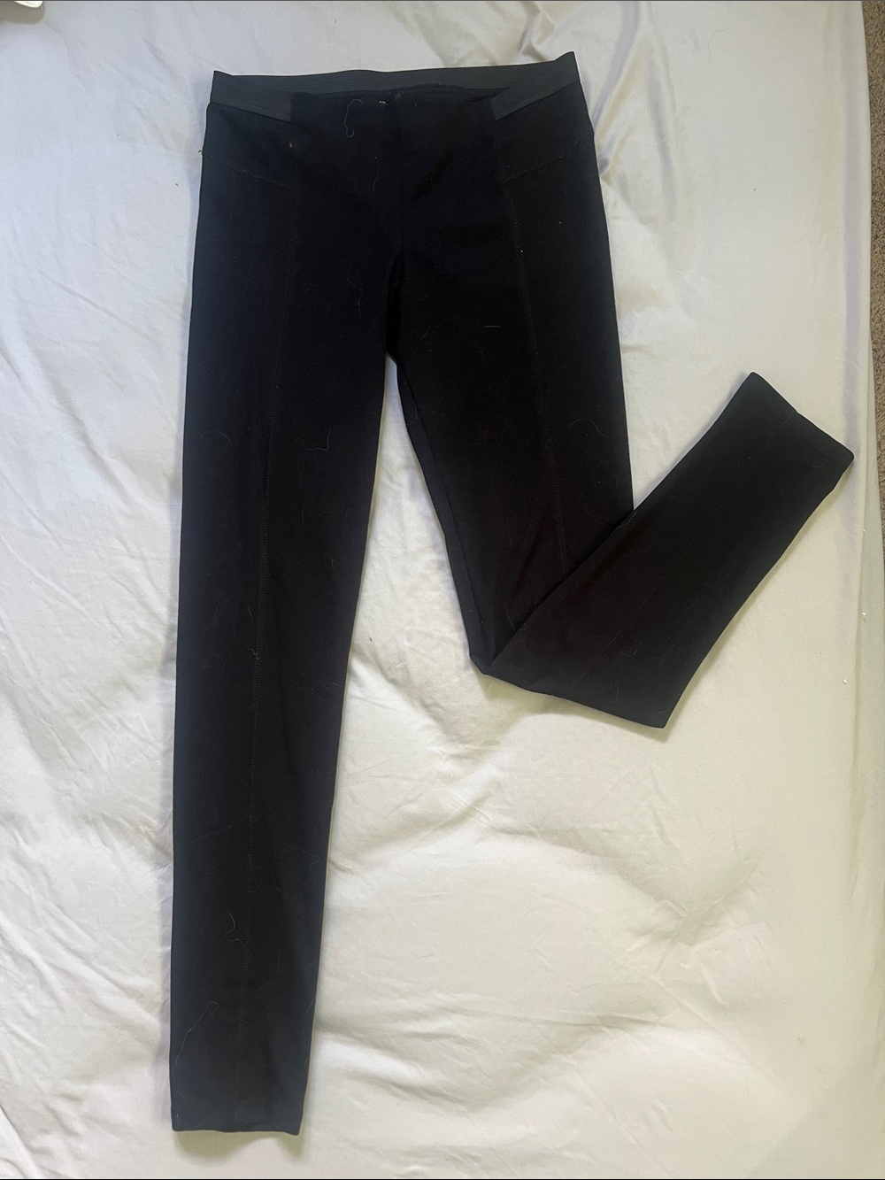 Simply Vera Vera Wang Black Ponte Leggings